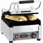 Small Premium panini grill grooved - grooved with timer - Casselin - 1