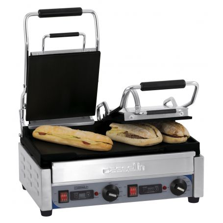 Grill Panini Grand Premium Lisse - Lisse avec minuteur Casselin