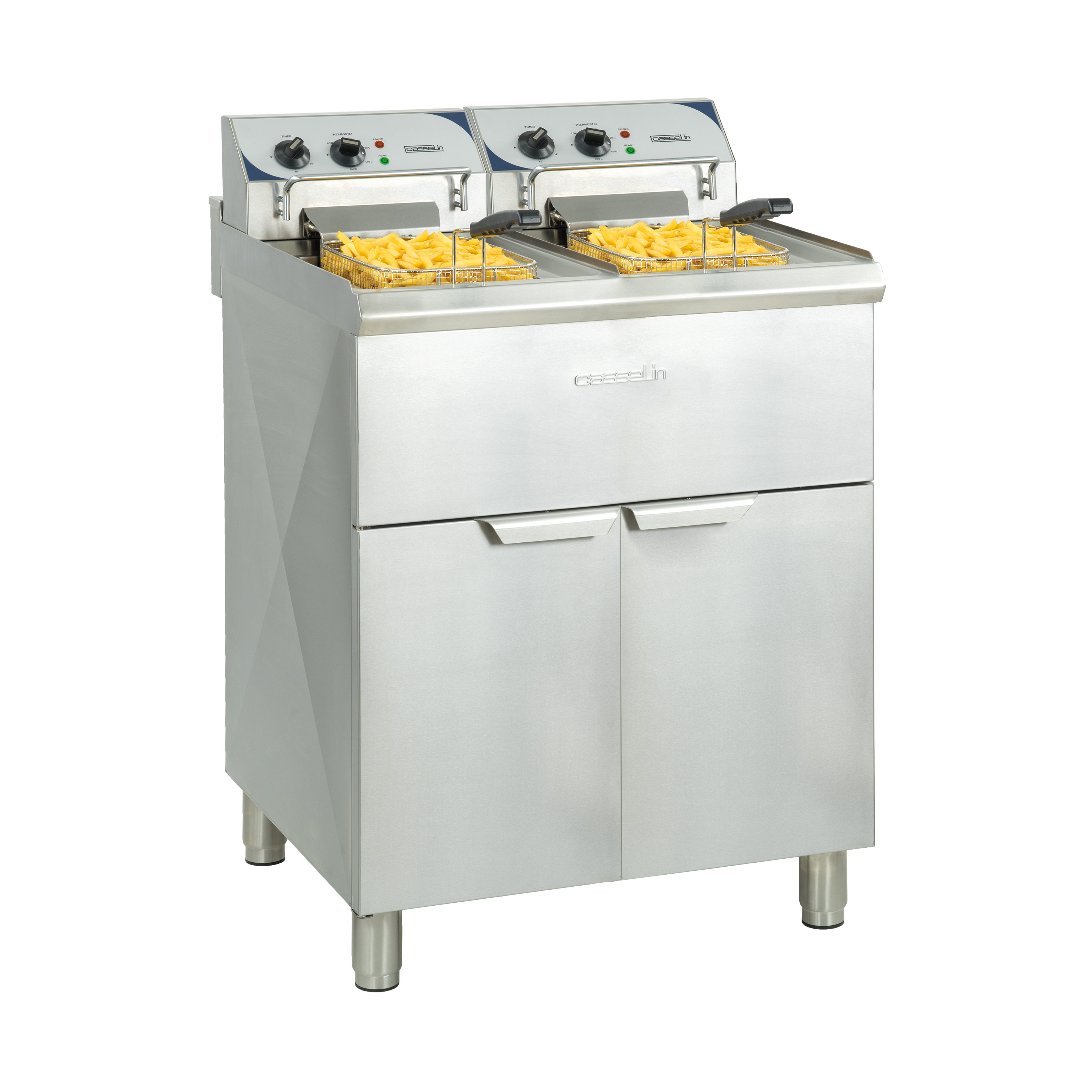 FRITEUSE ACIER INOX 1 BAC 10 LITRES CUVE AMOVIBLE PROFESSIONNELLE