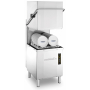 Hooded dishwasher double walled door with drain pump - Casselin - 1