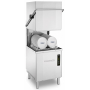 Hooded dishwasher with drain pump - Casselin - 1