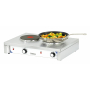 Double electric stove - Casselin - 1