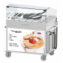 Electric crepe maker trolley 40 - built-in