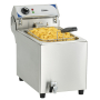 Electric deep fryer with drain tap 10 liters