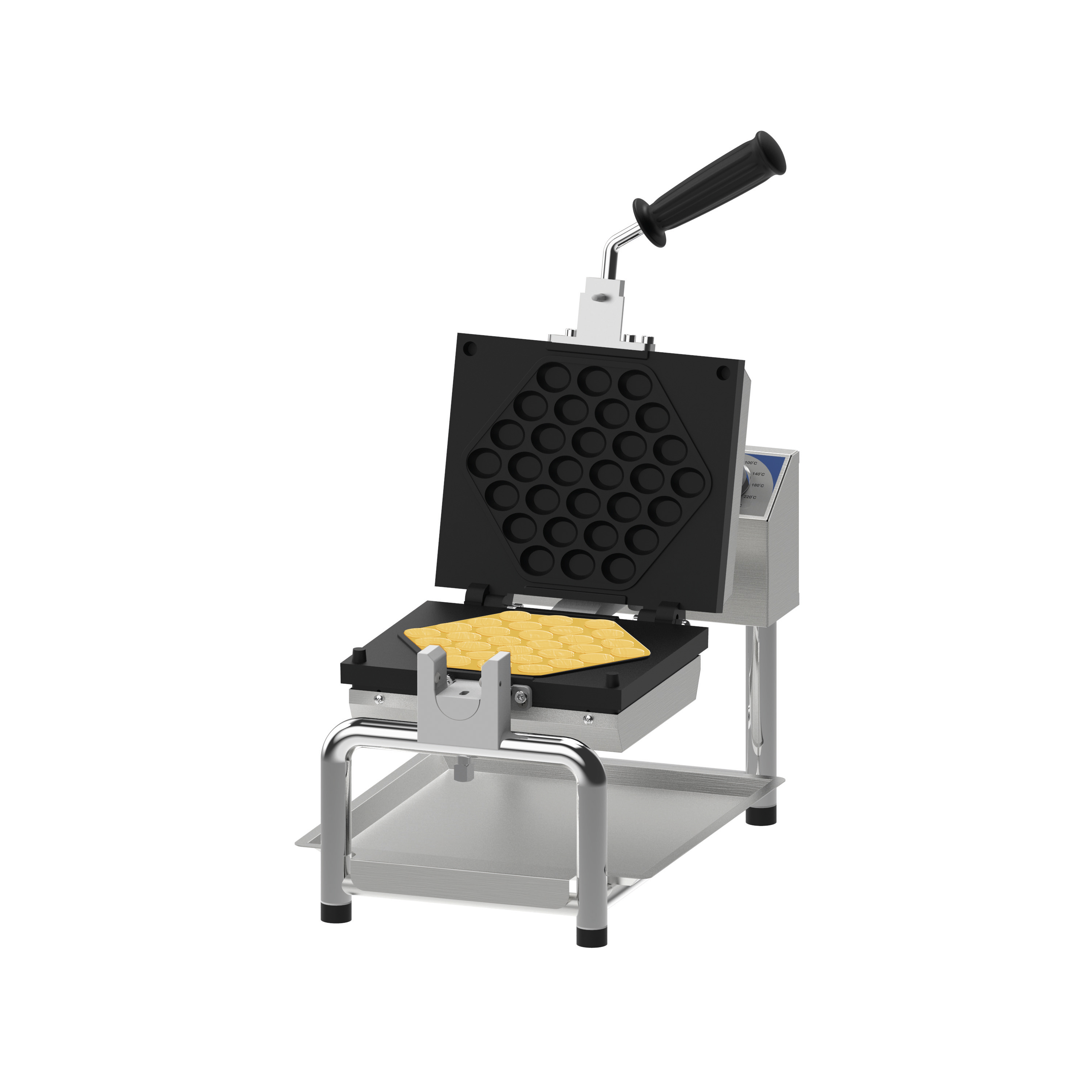 Gaufrier simple ouverture 90° Epi professionnel Casselin