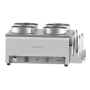 Bain-marie water heated for sauce 4 x 7.5 L