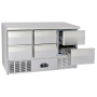 Saladette - Refrigerated serving table 6 drawers GN 1/1