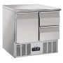 Saladette - Refrigerated serving table 2 drawers 1 door GN 1/1