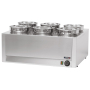 Bain-marie for sauce 6 containers - Casselin - 1
