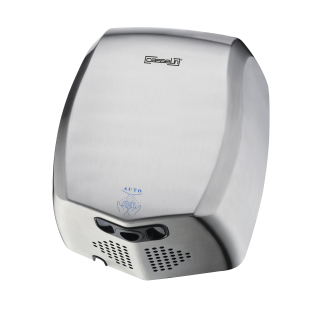 Air purifying hand dryer with HEPA filter
