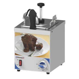 Sauce dispenser with pump and heated nozzle - Casselin - 1