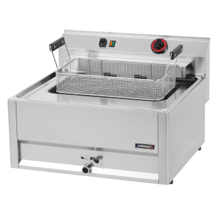 Elektrische Fritteuse zum Aufstellen mit Ablassventil 16 L 66 - Linie 600 - Casselin - 1