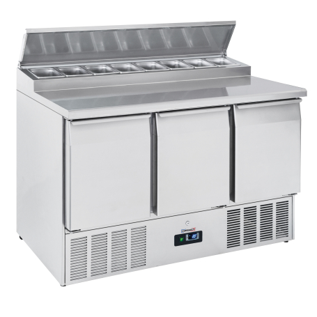 Saladette 3 portes  8 x GN 1/6