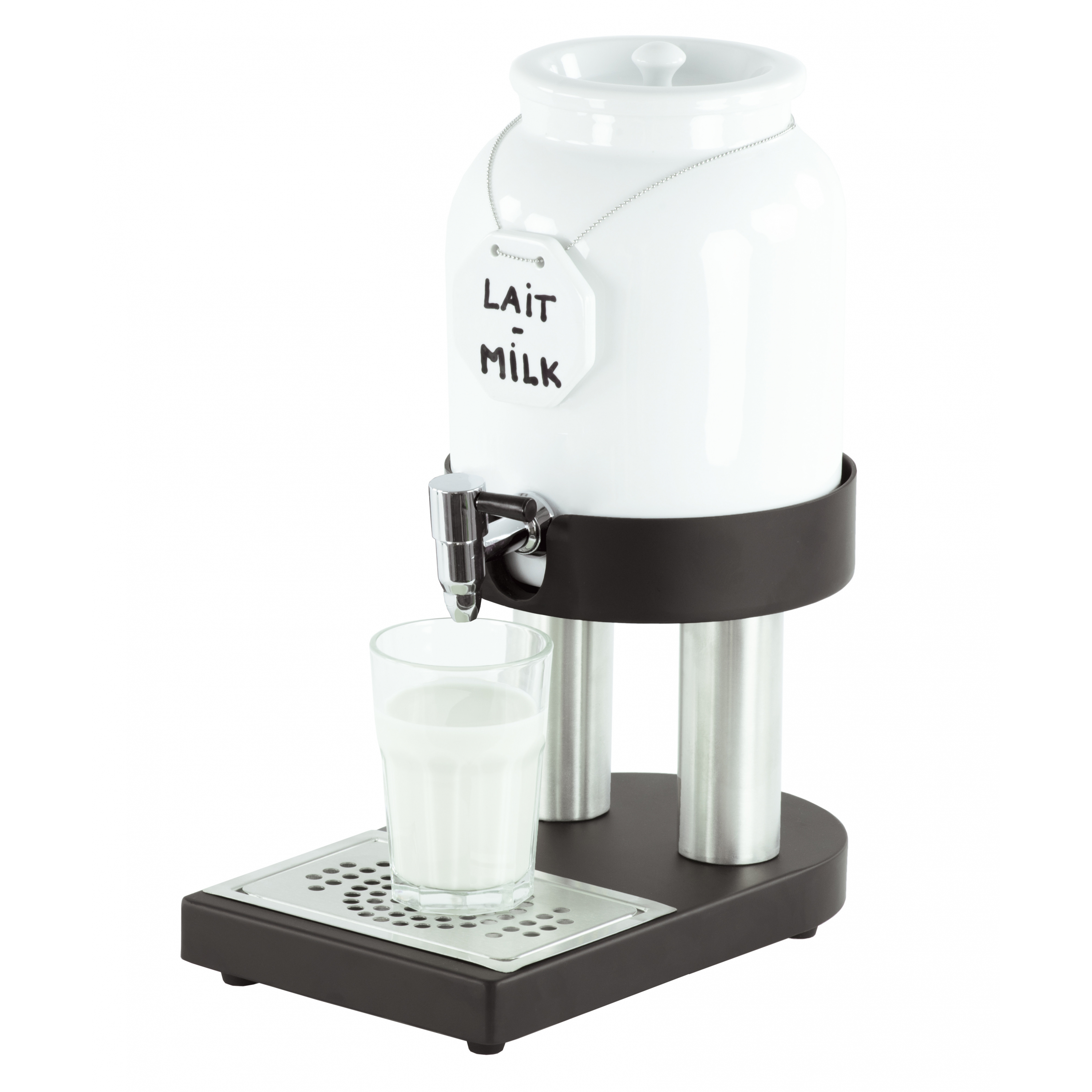 Porcelain cold milk dispenser 4L professional Casselin