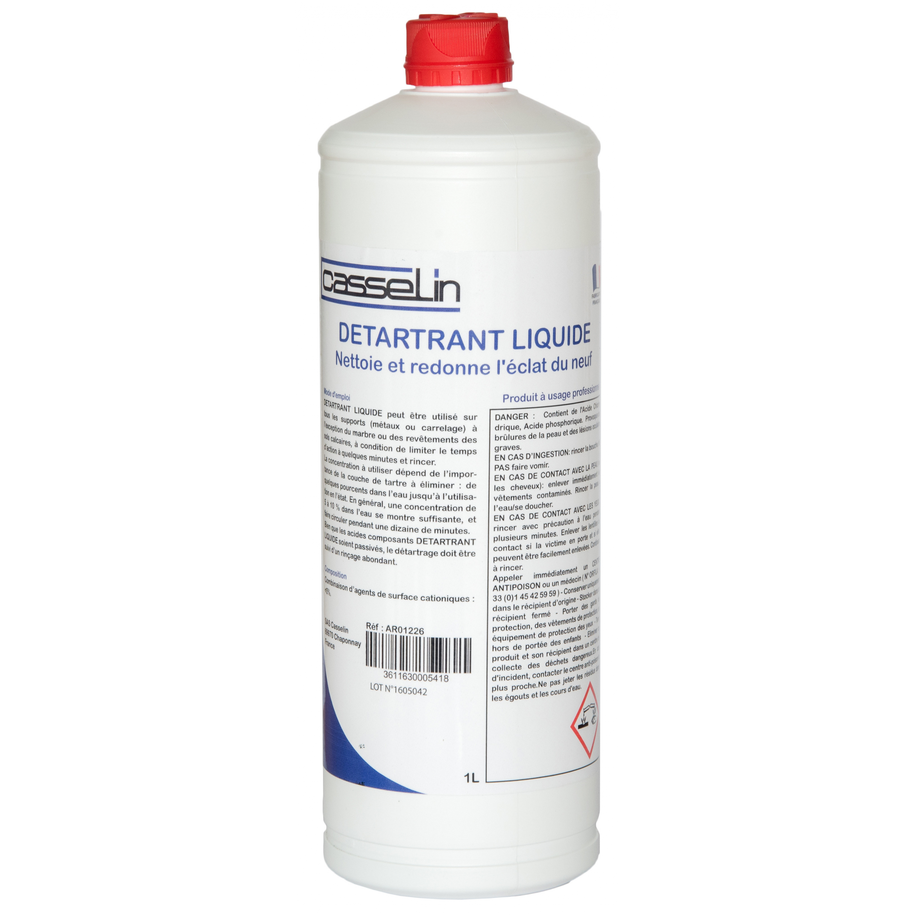 Liquide de lavage pour lave-vaisselle 5L professionnel Casselin