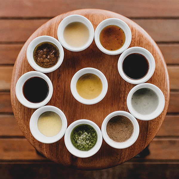 Les sauces du monde entier