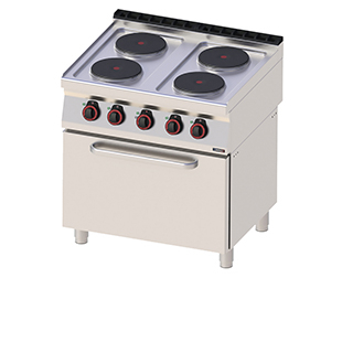 Fornello elettrico con forno elettrico